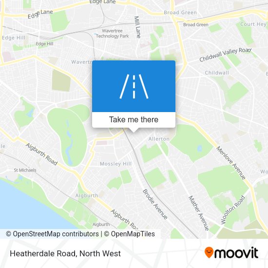 Heatherdale Road map