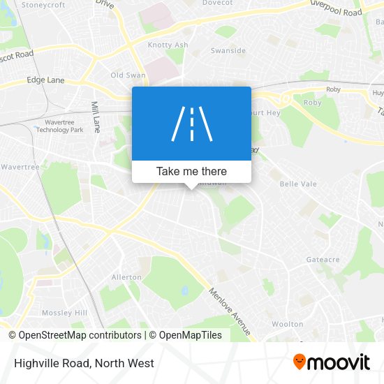 Highville Road map