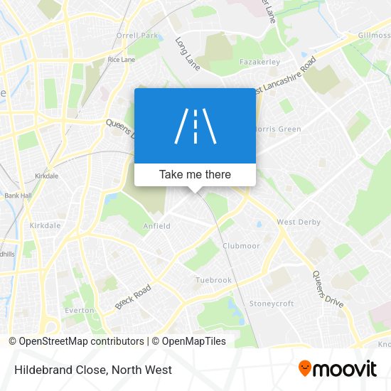 Hildebrand Close map