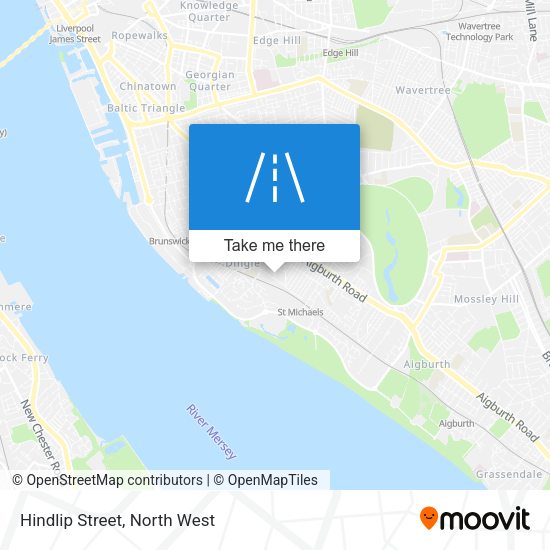 Hindlip Street map