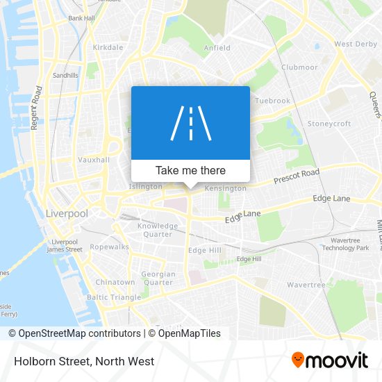 Holborn Street map