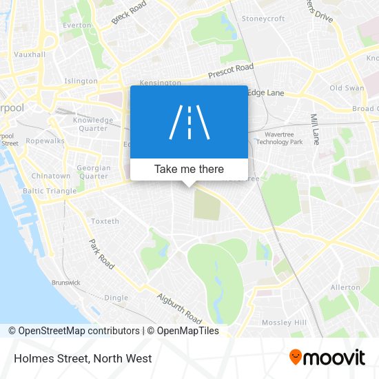 Holmes Street map