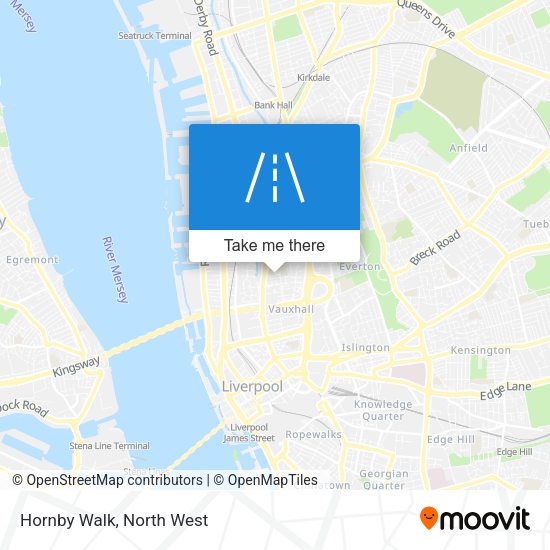 Hornby Walk map
