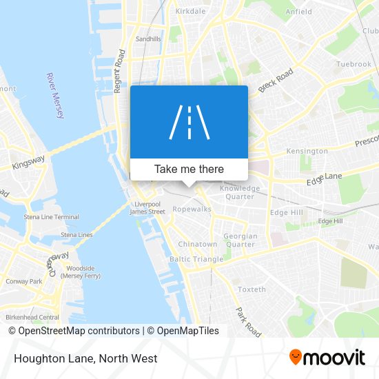Houghton Lane map