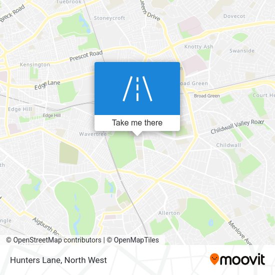 Hunters Lane map
