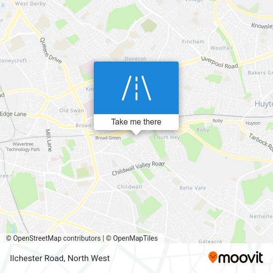 Ilchester Road map