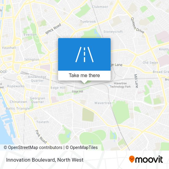 Innovation Boulevard map