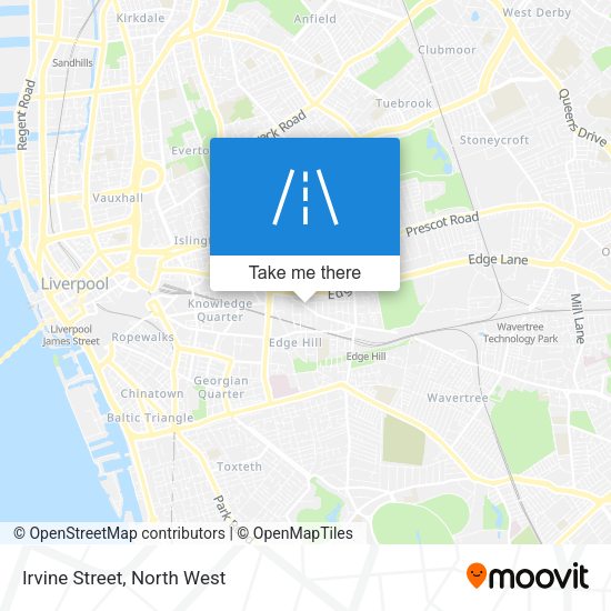 Irvine Street map
