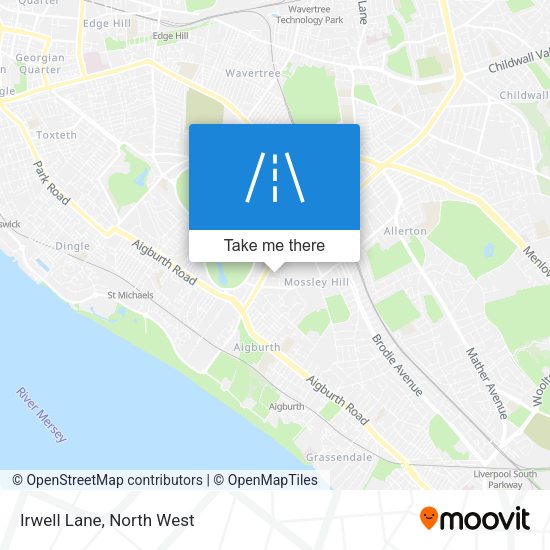 Irwell Lane map
