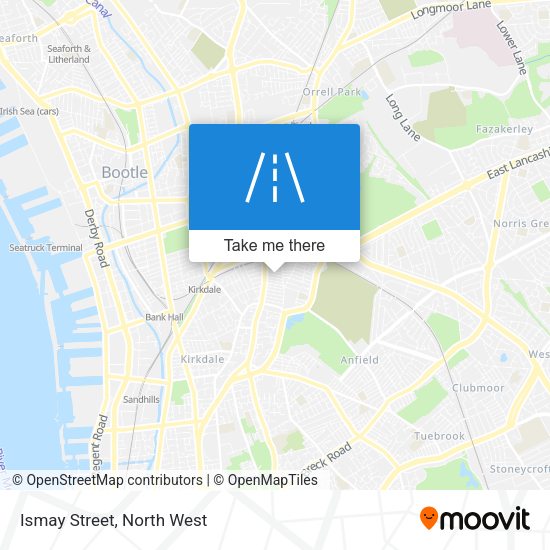 Ismay Street map