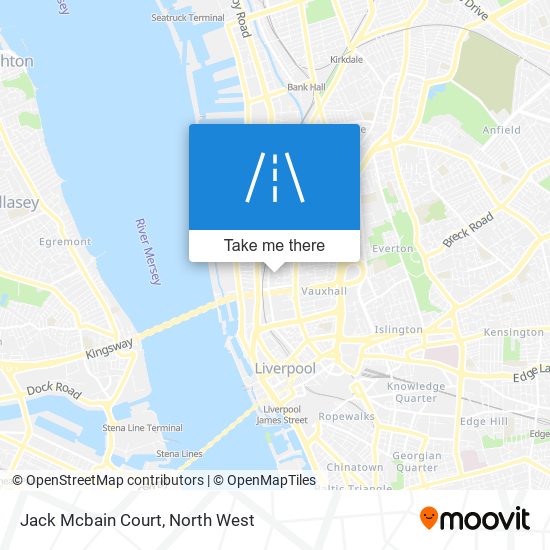 Jack Mcbain Court map