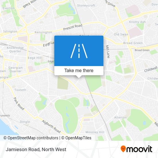 Jamieson Road map