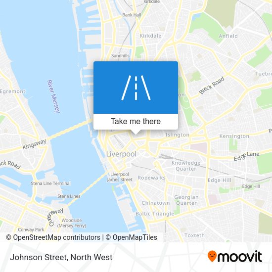 Johnson Street map