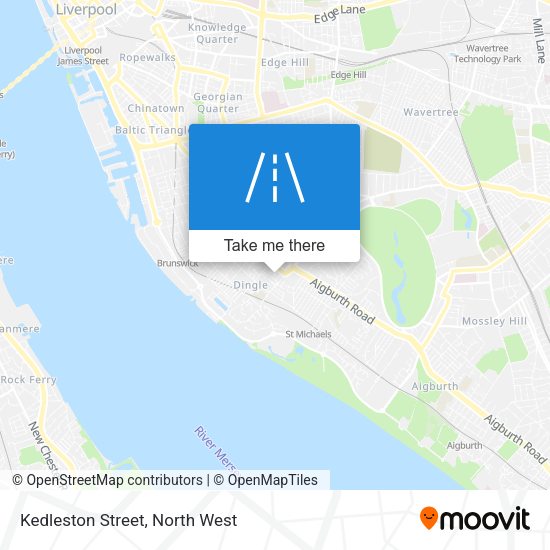 Kedleston Street map