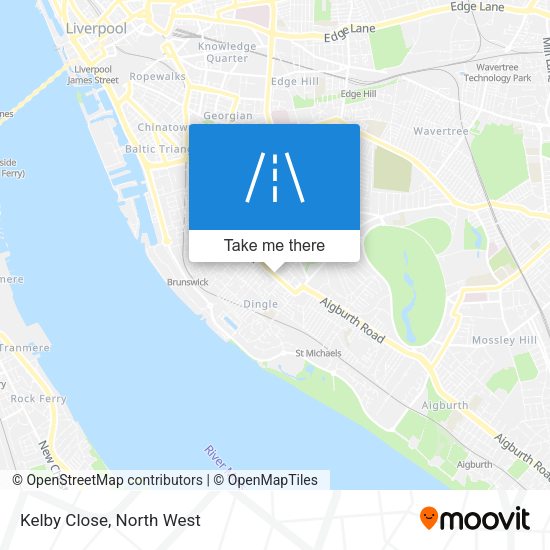 Kelby Close map