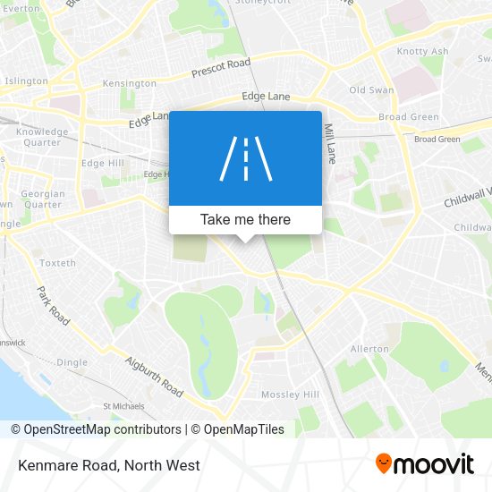 Kenmare Road map