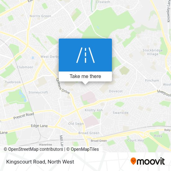 Kingscourt Road map