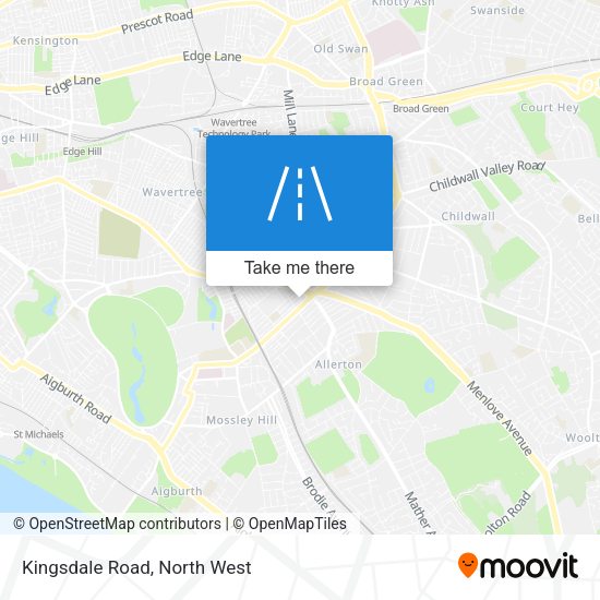 Kingsdale Road map