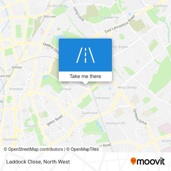Laddock Close map