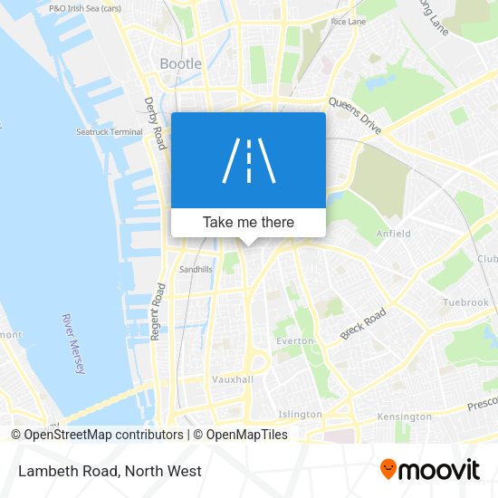 Lambeth Road map