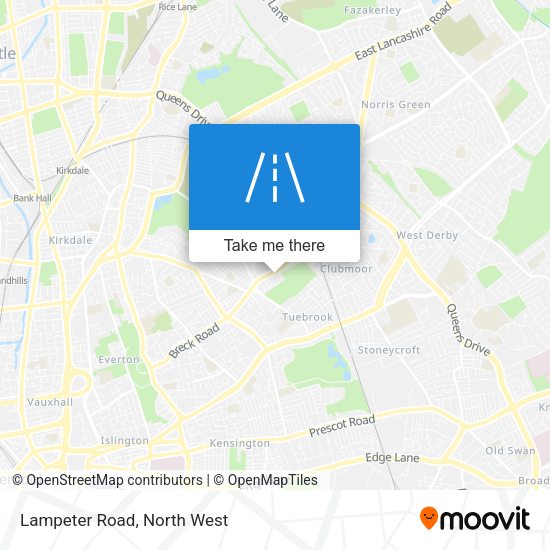 Lampeter Road map