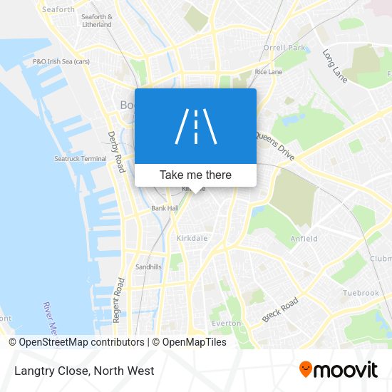 Langtry Close map