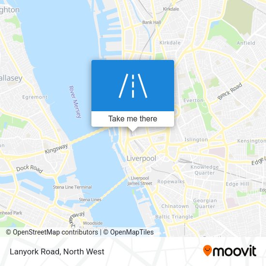 Lanyork Road map