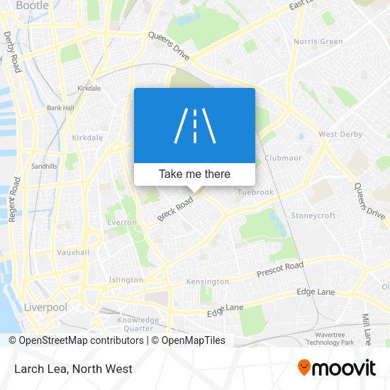 Larch Lea map