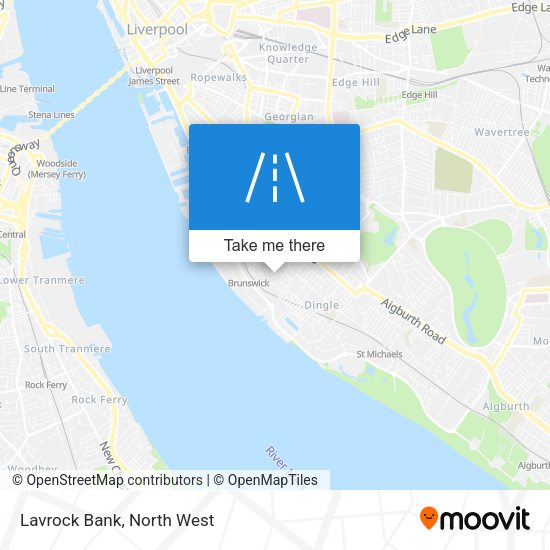 Lavrock Bank map