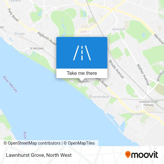 Lawnhurst Grove map