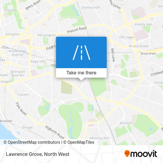 Lawrence Grove map