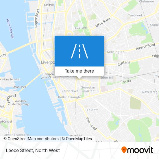 Leece Street map