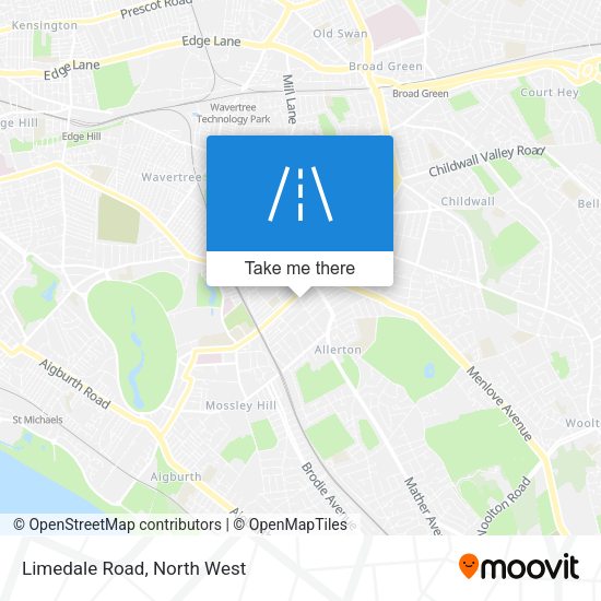 Limedale Road map