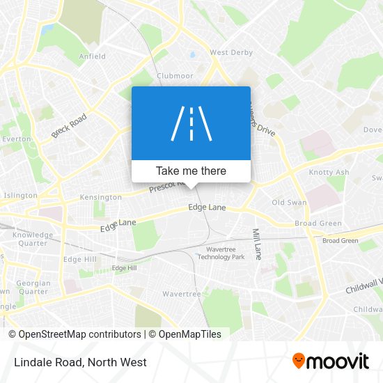 Lindale Road map