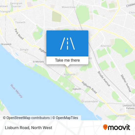 Lisburn Road map