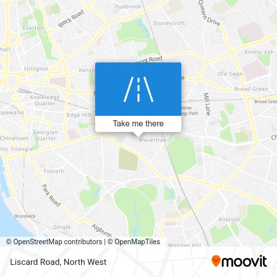 Liscard Road map