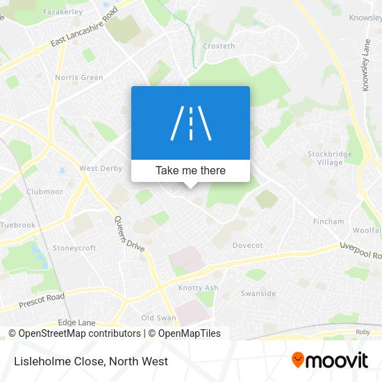 Lisleholme Close map