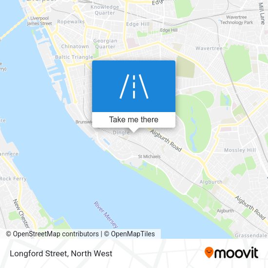 Longford Street map