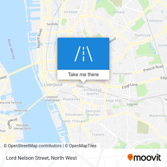 Lord Nelson Street map
