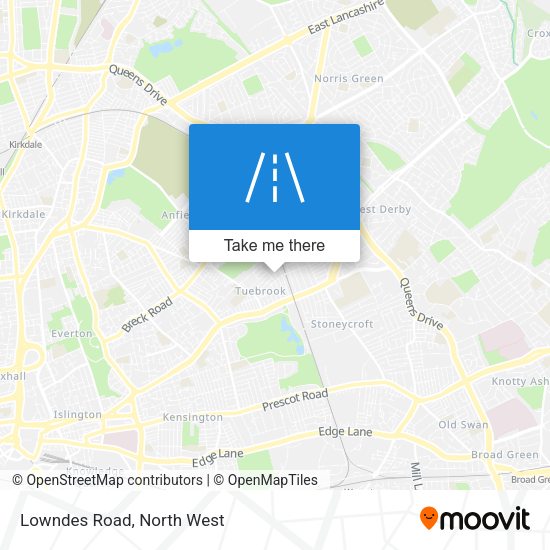 Lowndes Road map