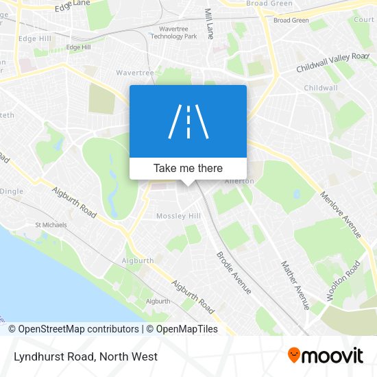 Lyndhurst Road map