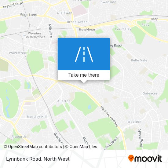 Lynnbank Road map