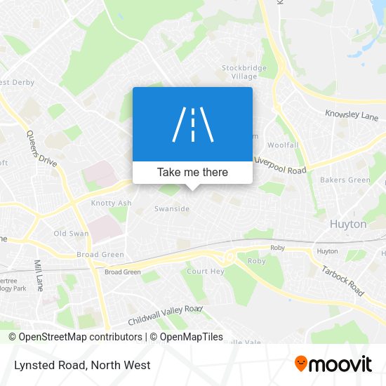 Lynsted Road map