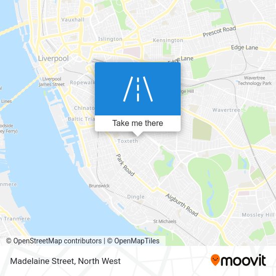 Madelaine Street map