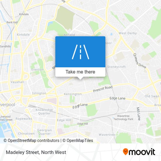 Madeley Street map