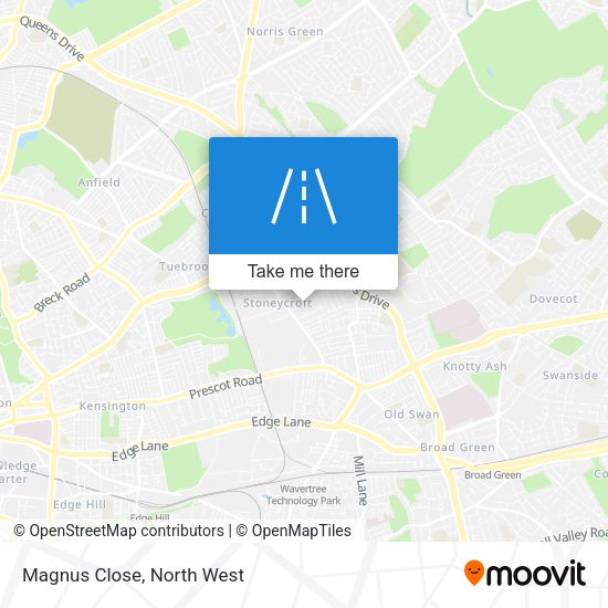 Magnus Close map