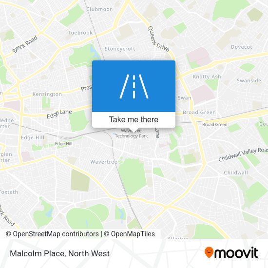 Malcolm Place map