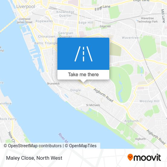 Maley Close map