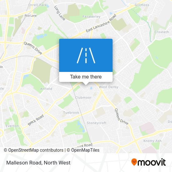 Malleson Road map