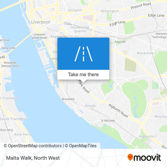 Malta Walk map